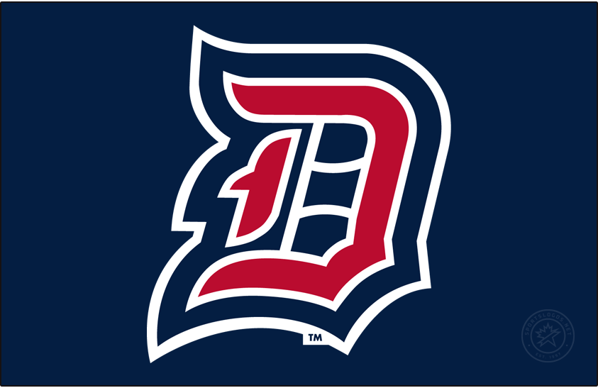 Duquesne Dukes 2017-2019 Primary Dark Logo diy iron on heat transfer